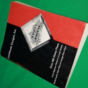 Landmark Design Inc. Over 500 Home Plans Paper Back Book